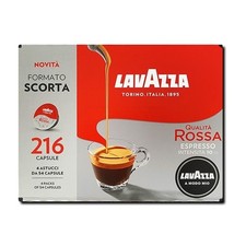 216 CAPSULE CAFFE' LAVAZZA  QUALITA' ROSSA -   COD.  8241 