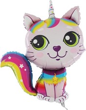 ® 38" Rainbow Unicorn Cat