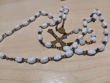 Rosario perle bianche