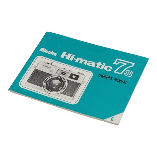 Minolta matic manuale - minolta, hi-matic