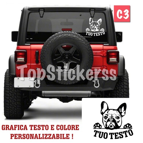 Adesivo sticker cane bordo - adesivo,