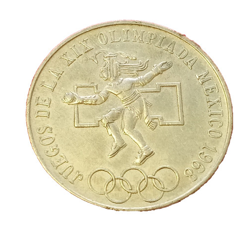 Messico moneta pesos 1968 - messico,