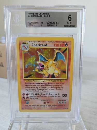 Charizard 102 holo eng - 4/102, bgs