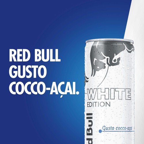 Red bull energy drink - red, gusto