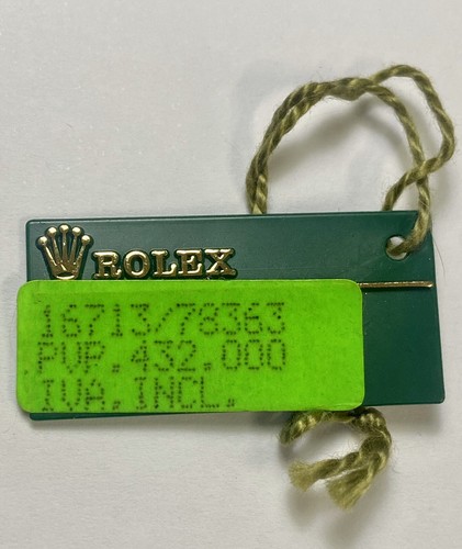 Rolex green tag oyster - rolex,