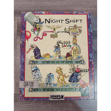NIGHT SHIFT Lucasfilm Commodore 64 completo - edizione ITALIANA CTO