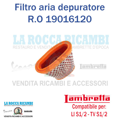 Filtro aria lambretta serie - lambretta,