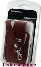 Custodia in pelle originale Blackberry 8300 8310 Curve 8320 Storm 8707 custodia protettiva IMBALLO ORIGINALE