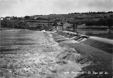 B656) CASALE MONFERRTO LA DIGA DEL PO VIAGGIATA ALESSANDRIA 