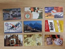 Serie Di 9 schede Tessere