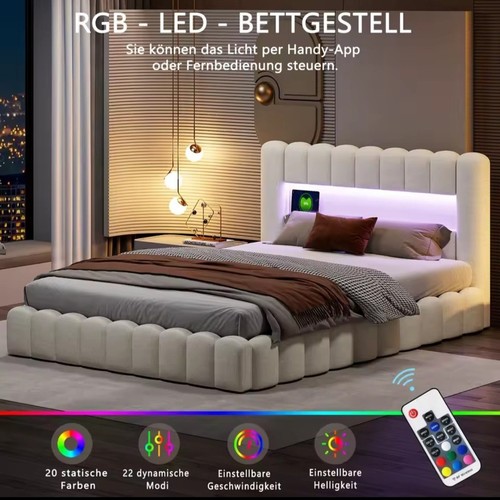 Letto matrimoniale 180x200 led - matrimoniale,