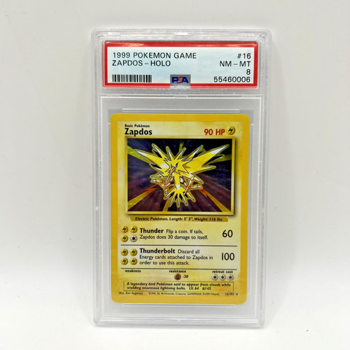 Pokemon card zapdos - zapdos, holo