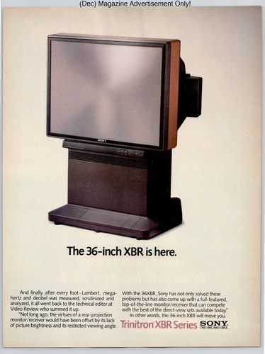 Sony trinitron xbr monitor - trinitron,