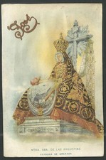 santino antico de la Madonna image pieuse holy card estampa