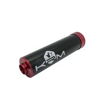 Silenziatore KRM nero/rosso x marmitte 70-90cc