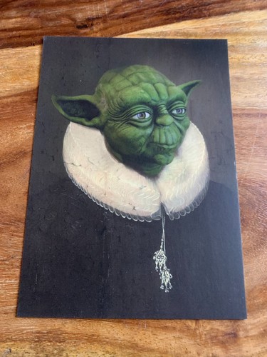Carte postale 15x10 yoda - postale,