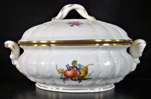 Meissen deckeldose bonboniere - meissen,