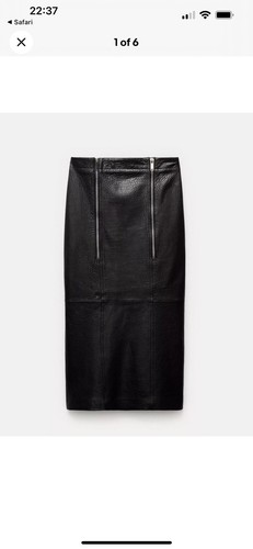 Maxi gonna zara vera pelle - maxi,
