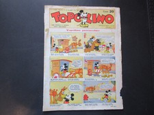 TOPOLINO GIORNALE ORIGINALE N. 79 EDIZIONE NERBINI DEL 1934 SENZA INTERNO !!!