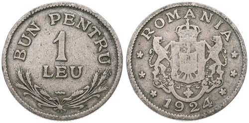 Romania leu 1924 1952 - romania, vari