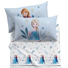 Completo letto UNA PIAZZA Caleffi  Disney Art. FROZEN Elsa & Anna N°171