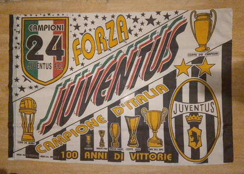 Bandiera juventus campione - bandiera,