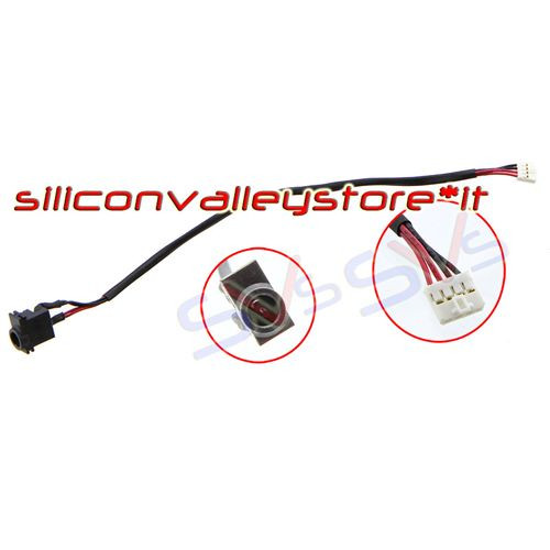 Power jack con cavo - con,