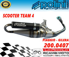 MARMITTA POLINI SCOOTER TEAM 4 APRILIA SCARABEO 50 2T MOT. PIAGGIO 2006 > 2019