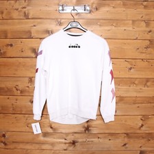 Felpa DIADORA Usato (Cod.EBAY1864) Donna Bianco made Albania Taglia: 14 anni