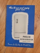1948 Philco Refridgerator How