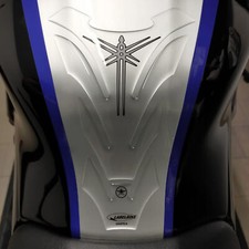 PARASERBATOIO ADESIVO gel trasparente 3D per SERBATOIO MOTO compatibile YAMAHA 