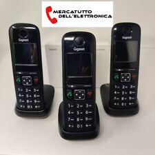Telefono Cordless Gigaset AS690 IP TRIO, CENTRALINO Comunicanti Vivavoce Rubrica