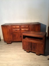 Set di due mobili/credenza stile Art Decò