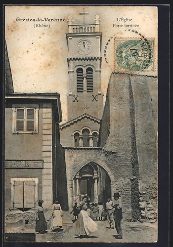 Cpa grézieu varenne - cpa, grézieu-la-varenne