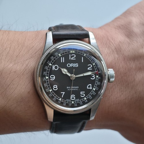 Oris big crown puntatore data - big,