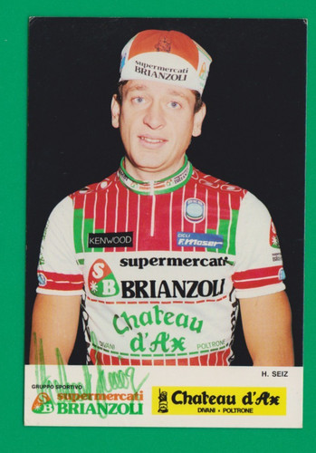Cyclisme carte cycliste - carte, hubert