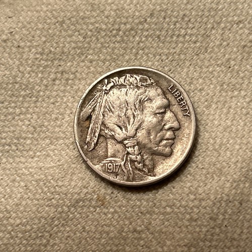 1917 buffalo nickel choice - 1917-d,