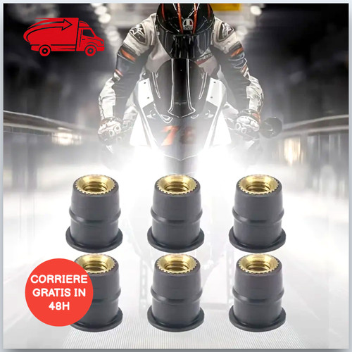 10x guarnizioni gomma - gomma, moto