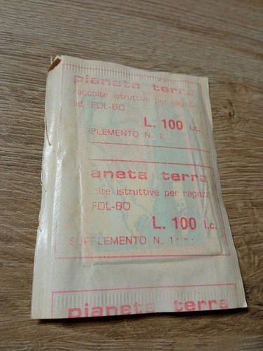 Bustina figurine pianeta - pianeta, terra