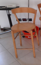 Sgabello - sedia in legno chiaro per bar/cucina. Usati ma in ottime condizioni