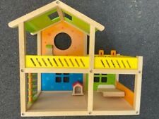 CASETTA GIOCATTOLO LEGNO HAPE BAMBINA CON MOBILI IN LEGNO PERFETTA