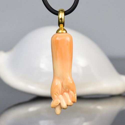 Ciondolo mano conchiglia - ciondolo,
