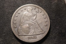 Moneta Qualità 1865 XF Seduto