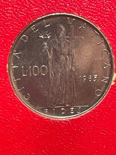 Moneta CITTA' DEL VATICANO 100 Lire Paolo VI 1965 FDC