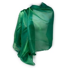 Stola verde cerimonia organza