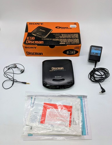 Sony discman 143 lettore cd - sony, d-143