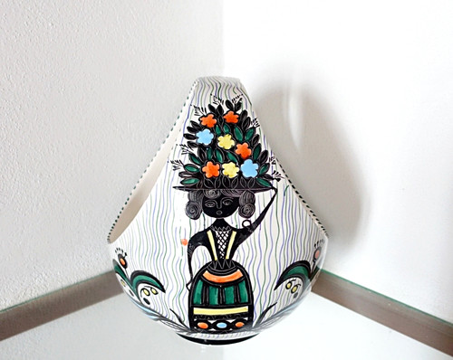 Cestino ceramica vintage