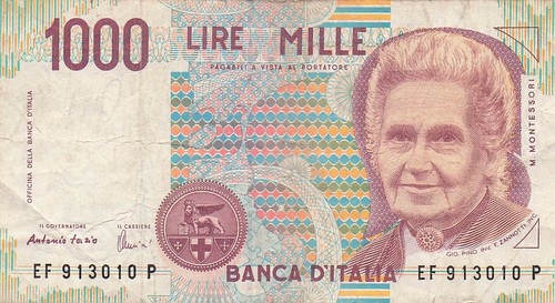 Italy 1000 lire 3 10 - , 3.10.1990