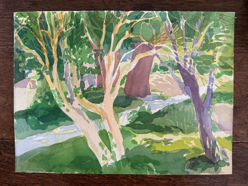 Quadro acquerello anni - , 90