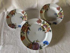 Set di 12 Piatti in Ceramica Carini - Decorazione Floreale a Mano